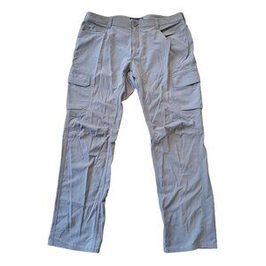 Under Armour Mens Loose Fit Cargo Pants Size‎ 40x34 Khaki Cotton Blend